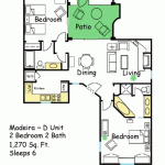 2BR Floor Plan Madeira 150x150 ARIZONA Scottsdale Camelback Resort