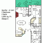 2BR Layout 150x150 ARIZONA Scottsdale Camelback Resort